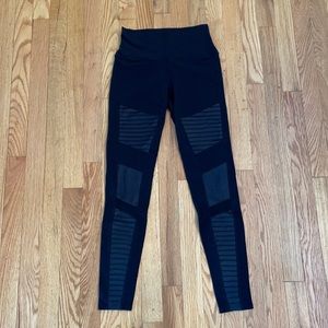 Alo Black Moto Leggings